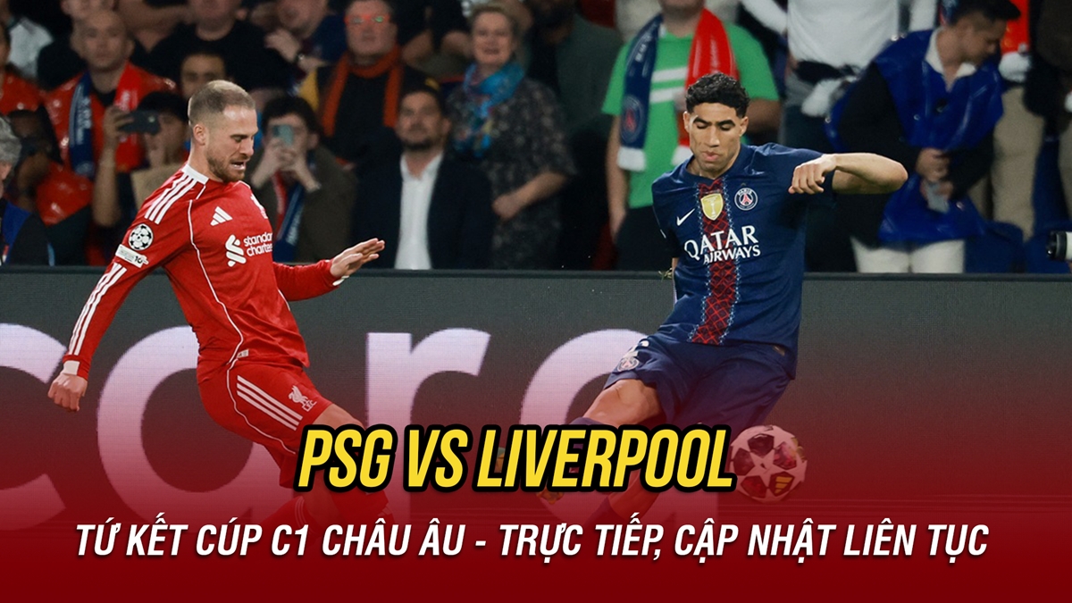 Trực tiếp PSG 1-0 Liverpool: Siêu phẩm của Doue